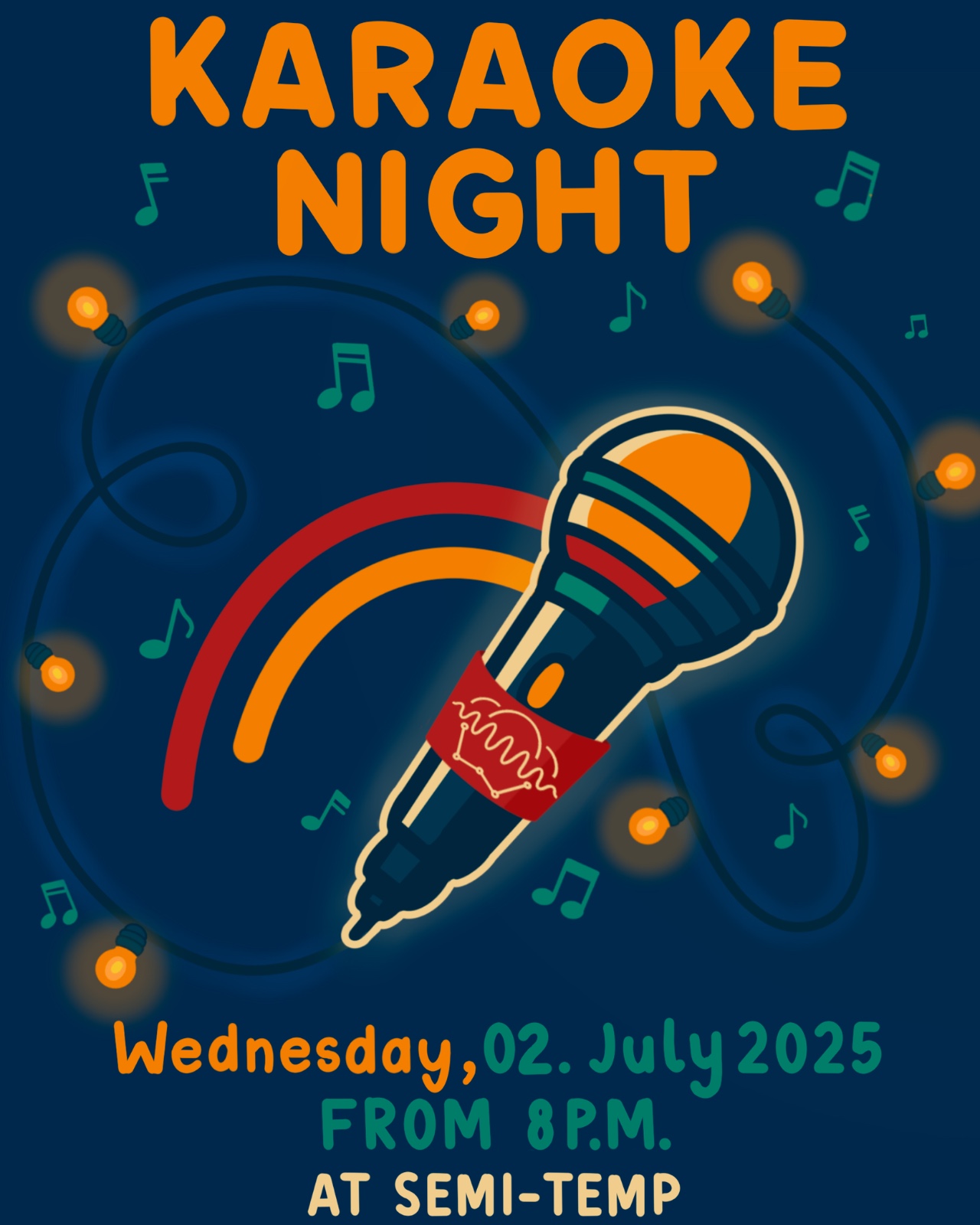 Karaoke Night Poster