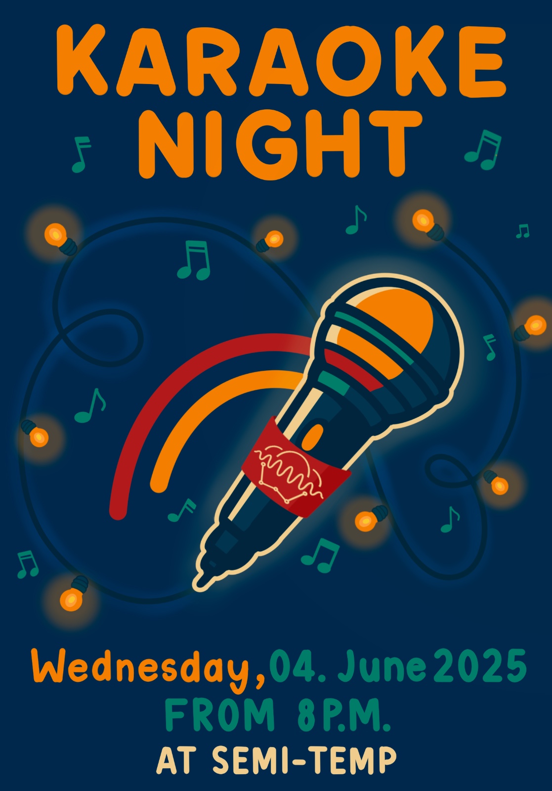 Karaokeabend Poster