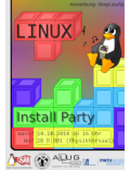 Linux Install Party Plakat